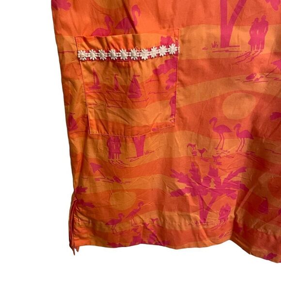 Lilly Pulitzer Vintage Sunset Sweetness Shift Dress Size 8 - Picture 6 of 8